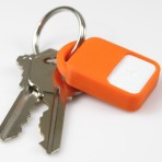 reader on keyring, orange